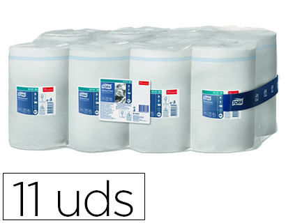 PAPEL SECAMANOS TORK ANCHO 215 MM LARGO 120 MT 1 CAPA PARA DISPENSADOR M1 PAQUETE DE 11 UNIDADES