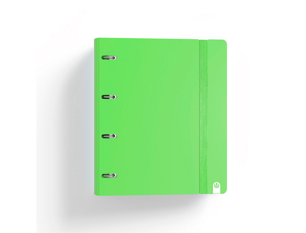 CARPETA CARPEBLOCK CARCHIVO DIN A4 FOAM CON RECAMBIO BONUS 360 SOFT STYLE COLOR VERDE LIMA
