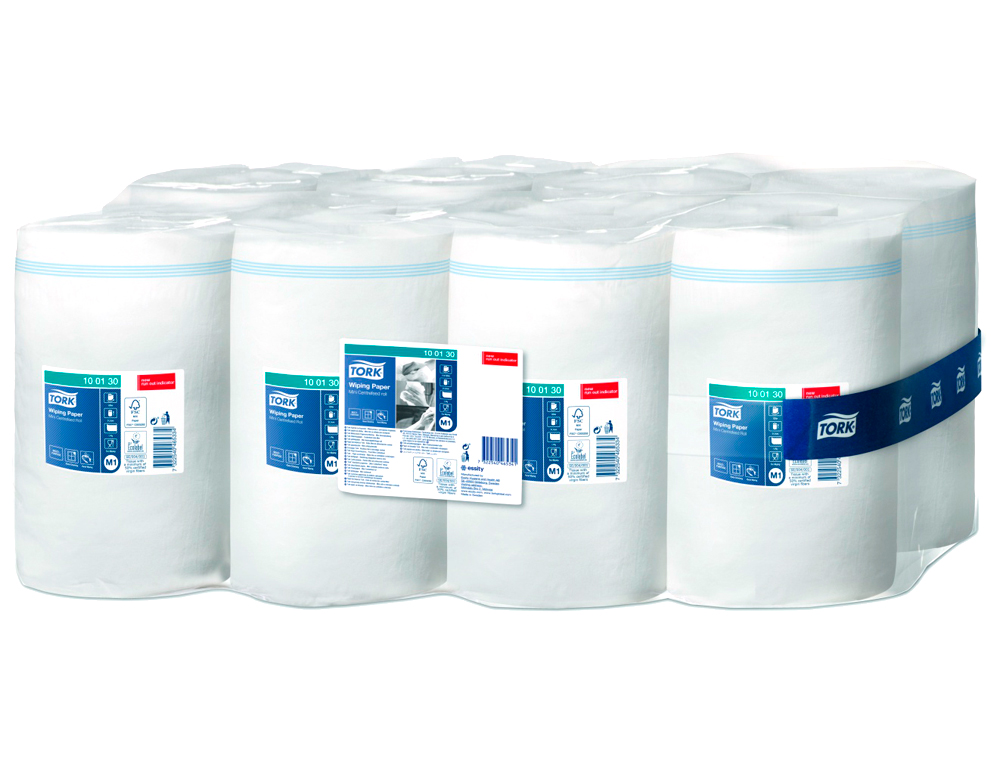 PAPEL SECAMANOS TORK ANCHO 215 MM LARGO 120 MT 1 CAPA PARA DISPENSADOR M1 PAQUETE DE 11 UNIDADES
