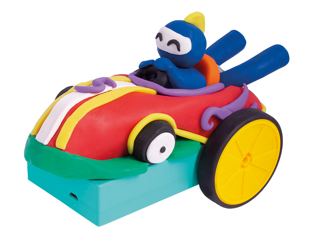 JUEGO JOVI PLASTILINA JOVITECH CRAZY CARS FANTASY KIT