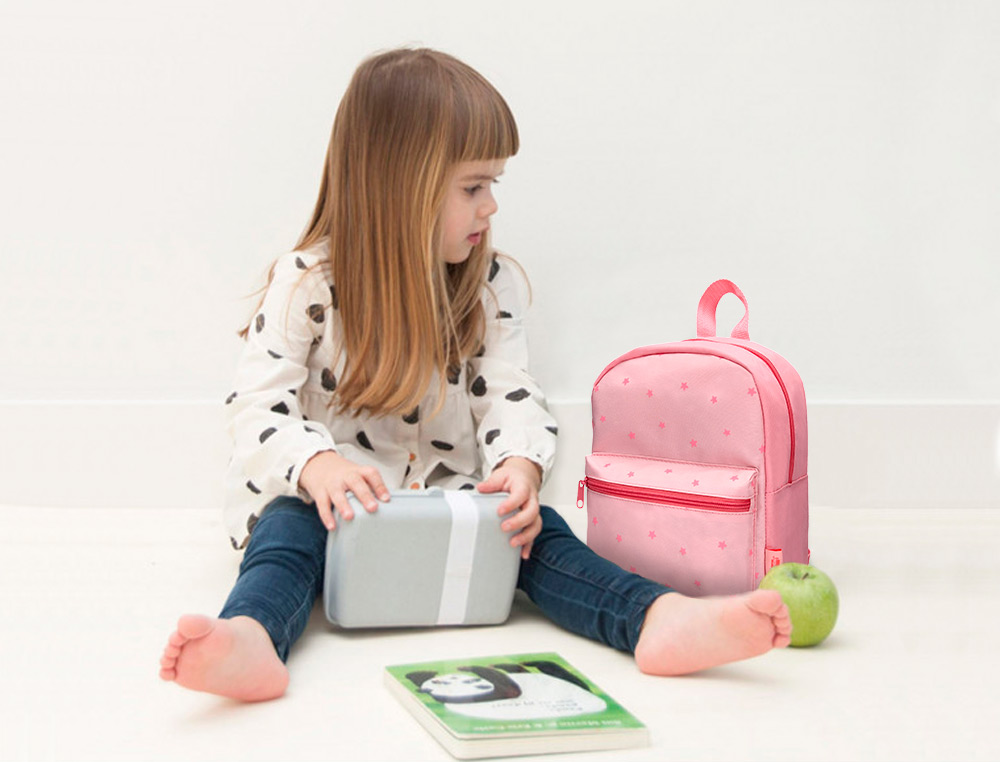 MOCHILA PREESCOLAR LIDERPAPEL KIDS ROSA 250X115X210 MM