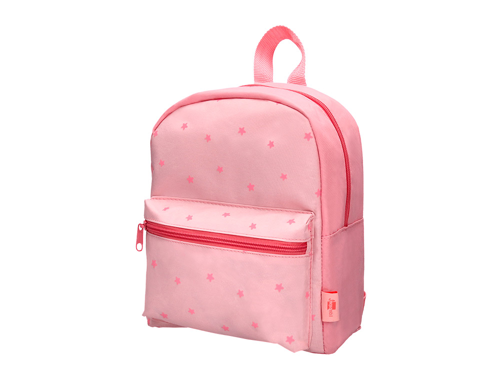 MOCHILA PREESCOLAR LIDERPAPEL KIDS ROSA 250X115X210 MM
