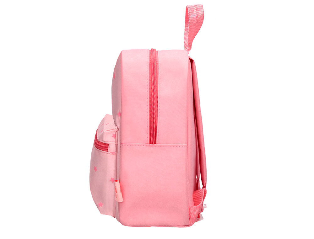 MOCHILA PREESCOLAR LIDERPAPEL KIDS ROSA 250X115X210 MM