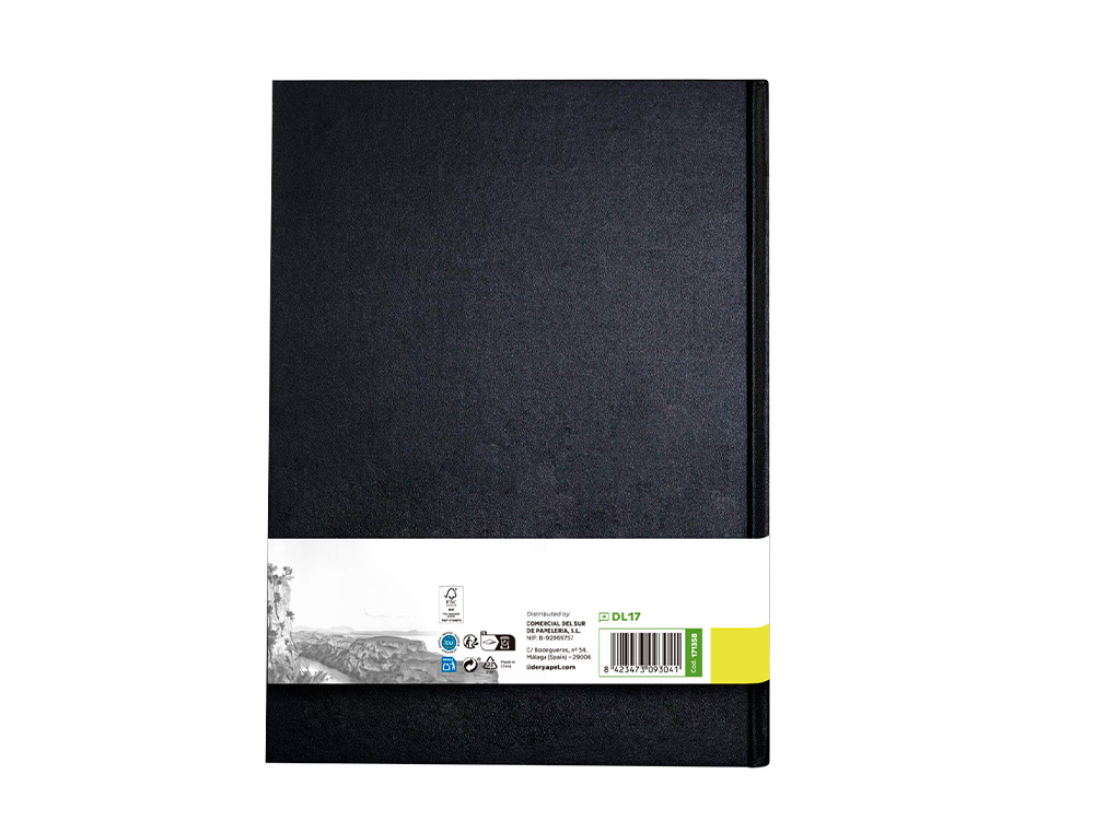 BLOC DIBUJO LIDERPAPEL ESBOZOS ENCUADERNADO DIN A6 148X105 MM 100 HOJAS 100 GR/M2