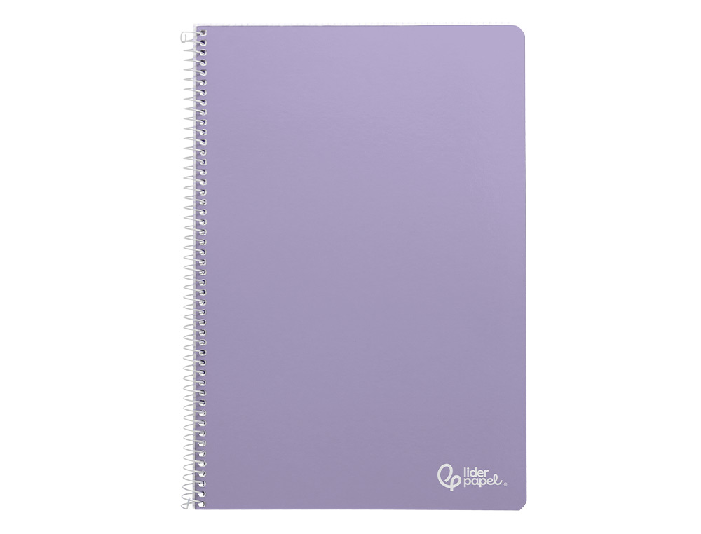 CUADERNO ESPIRAL LIDERPAPEL A4 SMART TAPA BLANDA 80H 75GR PAUTA 3,5MM CON MARGEN COLORES SURTIDOS
