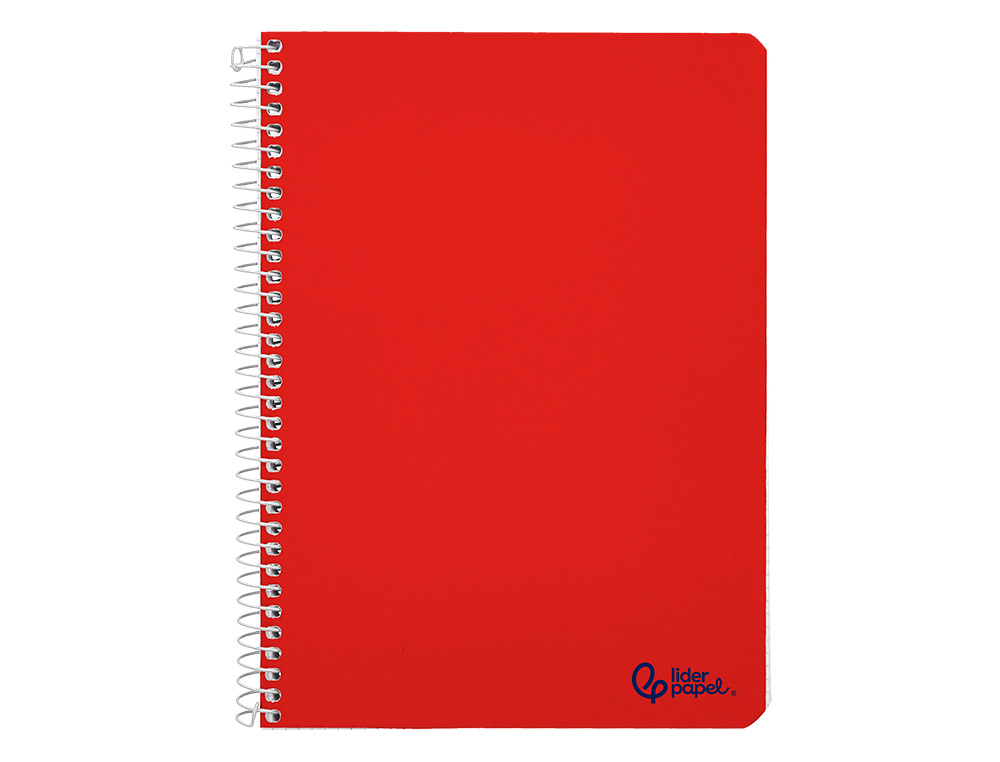 CUADERNO ESPIRAL LIDERPAPEL A5 SMART TAPA BLANDA 80H 75GR CUADRO 6MM CON MARGEN COLORES SURTIDOS