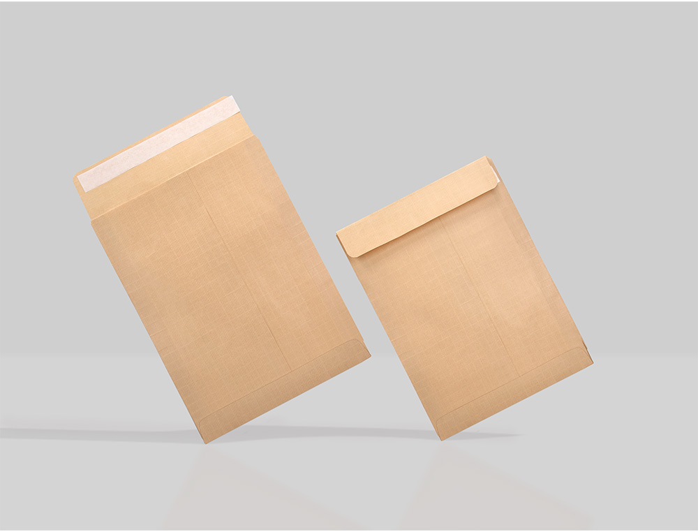 SOBRE LIDERPAPEL BOLSA N.14 KRAFT B5 176X250 MM TIRA DE SILICONA CAJA DE 500 UNIDADES