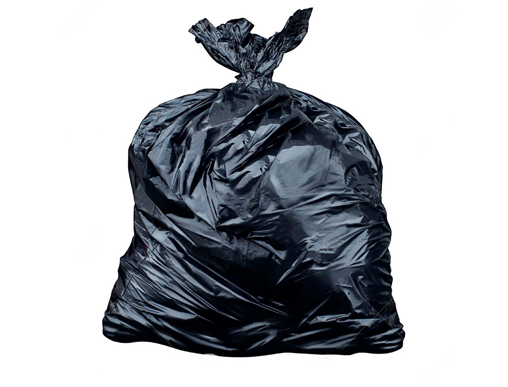 BOLSA BASURA INDUSTRIAL BIZNAGA NEGRA 85X105CM GALGA 120 ROLLO DE 10 UNIDADES