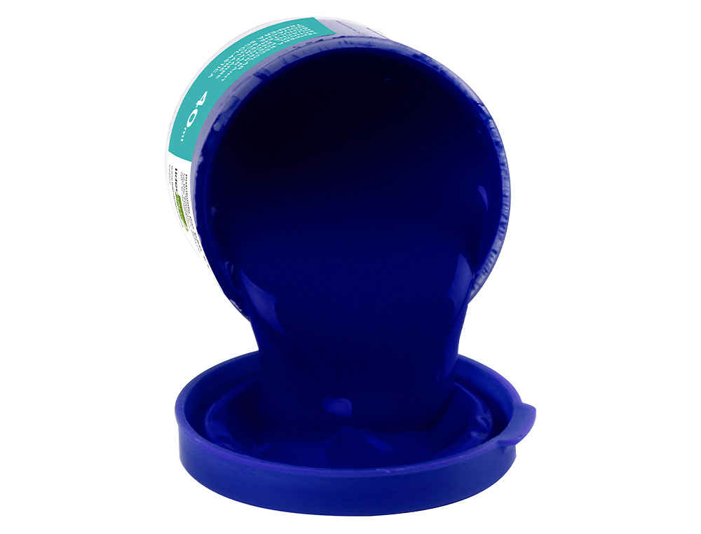 TEMPERA LIDERPAPEL ESCOLAR 40 ML AZUL ULTRAMAR