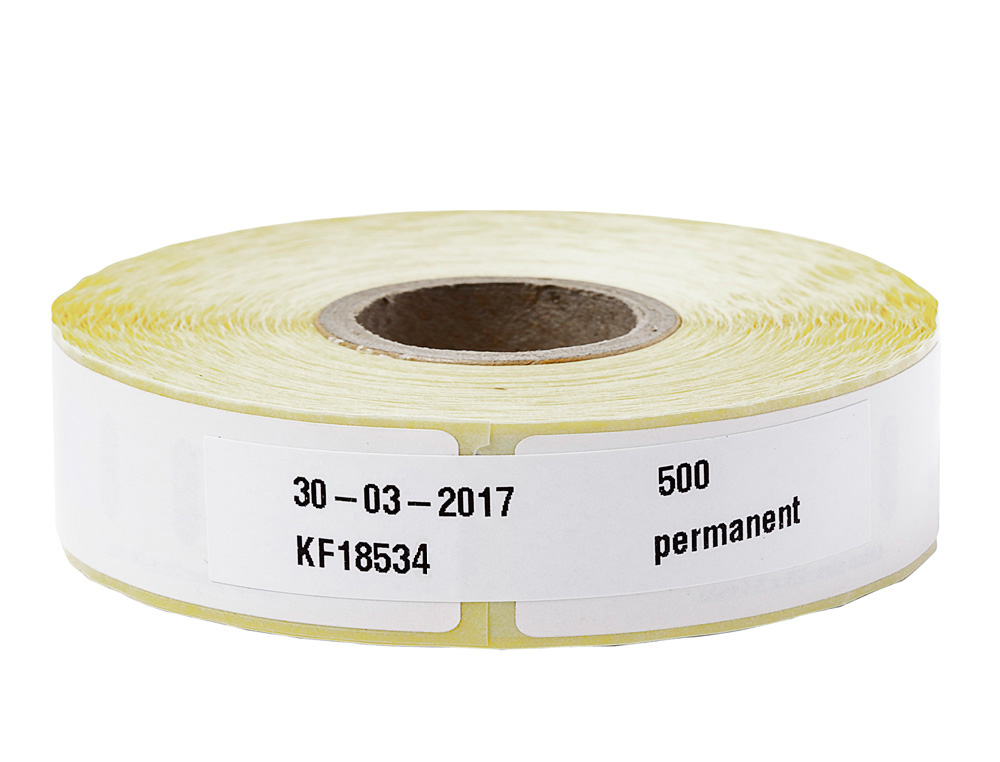 ETIQUETA ADHESIVA REMOVIBLE Q-CONNECT KF18534 COMPATIBLE DYMO 11355 TAMAÑO 27,5X51 MM CAJA CON 500 ETIQUETAS
