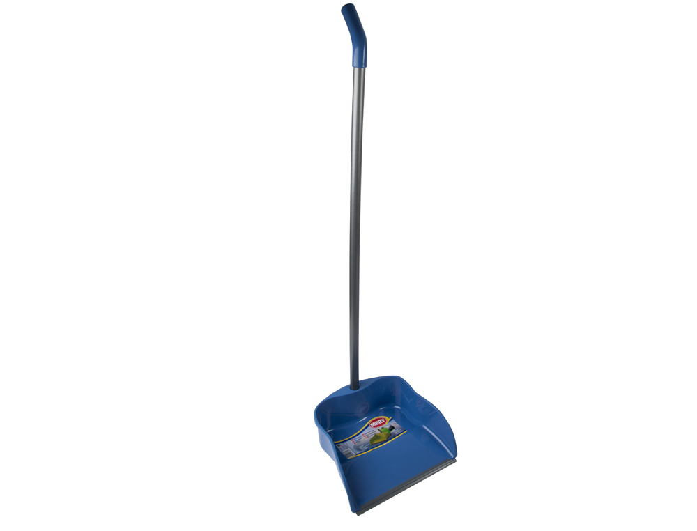RECOGEDOR CON PERFIL DE GOMA 23 CM CON PALO