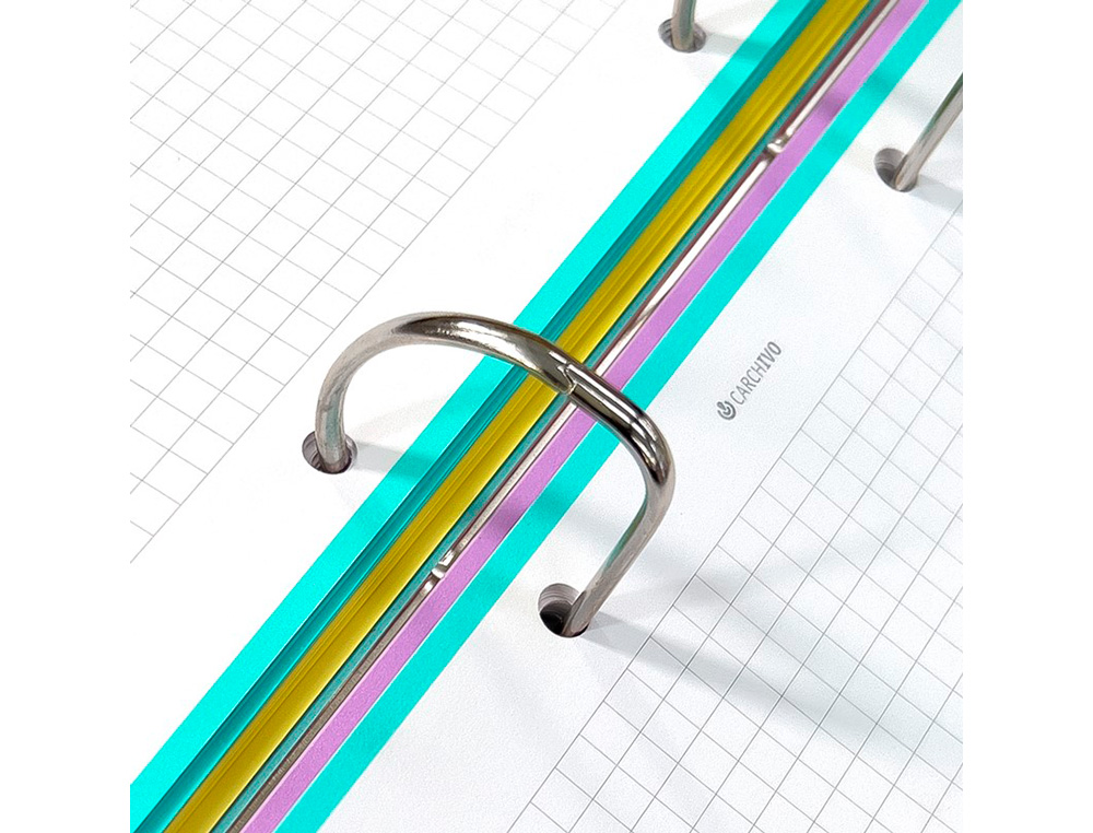 CARPETA CARPEBLOCK CARCHIVO DIN A4 FOAM CON RECAMBIO BONUS 360º SOFT STYLE COLOR VERDE LIMA