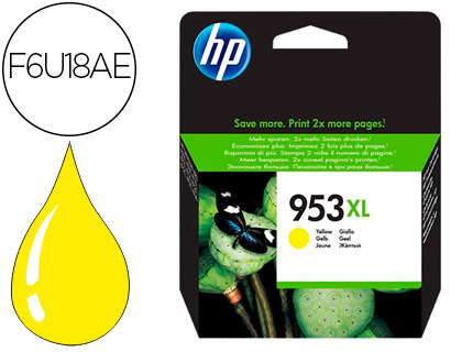 INK-JET HP 953XL OFFICEJET PRO 7730-7740/8710/8715 /8720/8725/8730/8740/ 8745 AMARILLO 1.450 PAGINAS